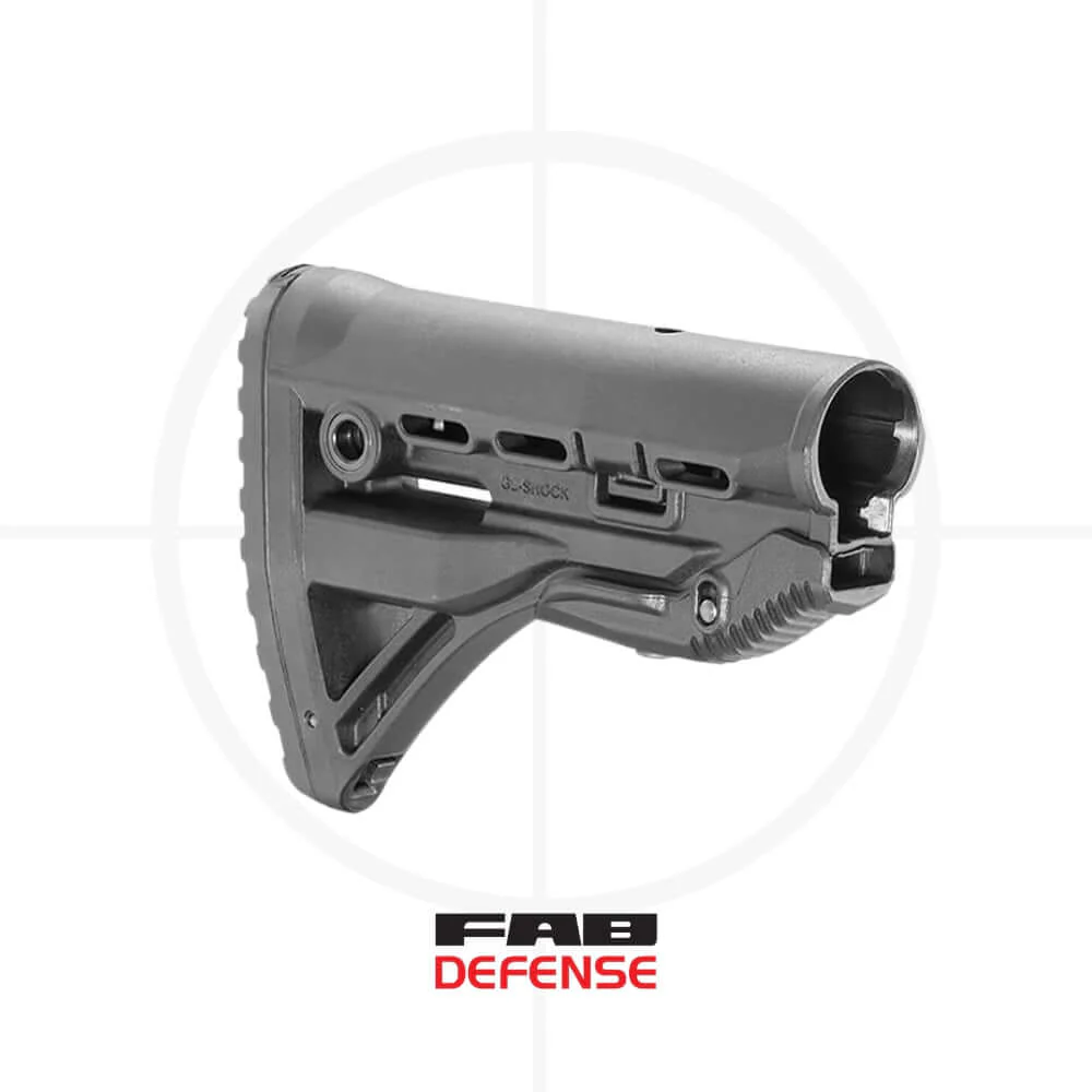 קת טקטית בולמת זעזועים – FAB Defense Shock Absorbing Buttstock (ל-M4/M16) - Image 3