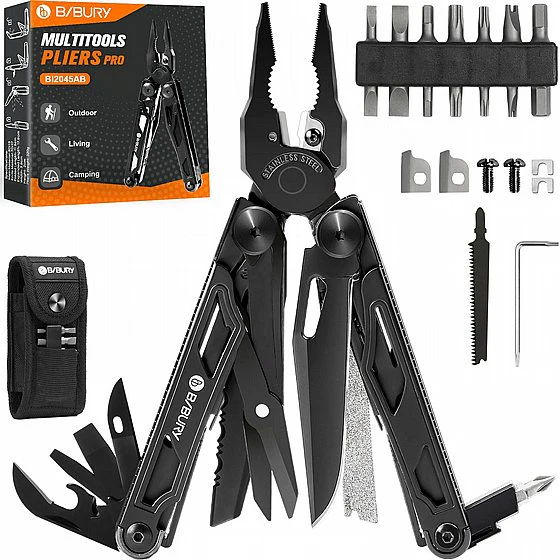 אולר רב תכליתי Nitecore Bibury BlackOps | כלי עבודה Multi-tool