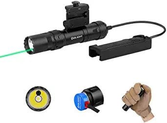 Olight Odin GL Mini – פנס טקטי עם לייזר ירוק 1000 לומן למסילת פיקטיני - Image 4
