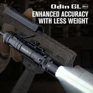 Olight Odin GL Mini – פנס טקטי עם לייזר ירוק 1000 לומן למסילת פיקטיני - Image 6