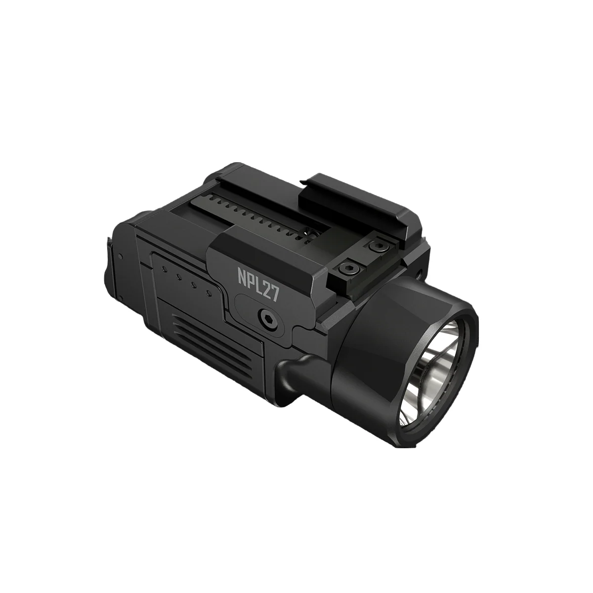 פנס לאקדח Nitecore NPL27 – 650 לומן, חיבור למסילת פיקטיני - Image 2