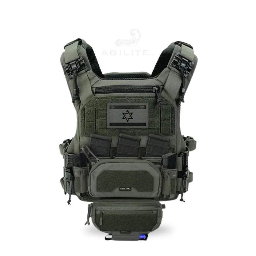 ווסט לחימה K19 – AGILITE Plate Carrier בצבע ירוק - Image 4