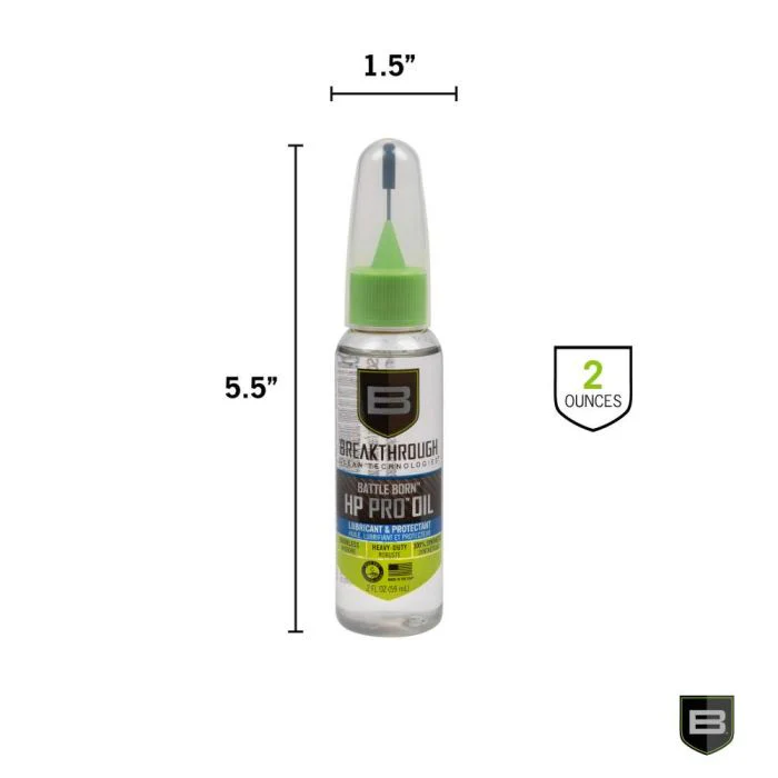 שמן סינתטי לניקוי Breakthrough HP Pro – תחזוקה מדויקת לציוד האישי (60 מ"ל) - Image 3