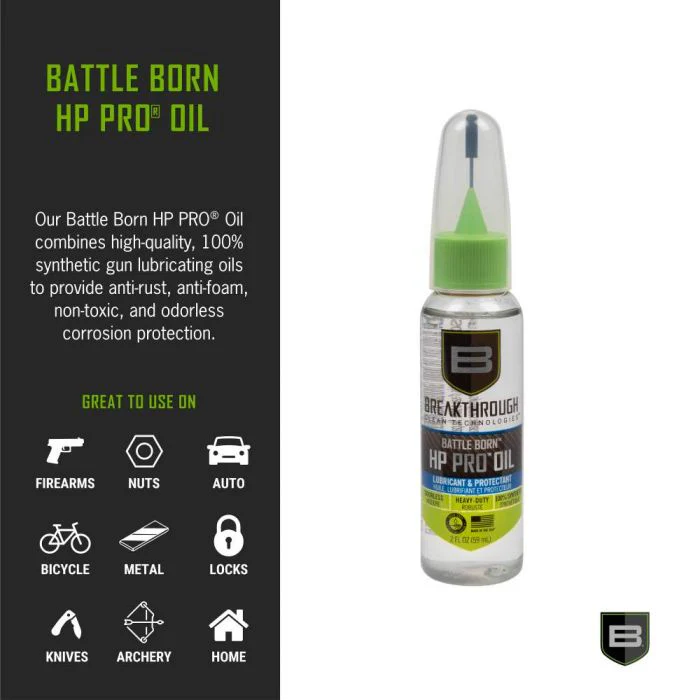 שמן סינתטי לניקוי Breakthrough HP Pro – תחזוקה מדויקת לציוד האישי (60 מ"ל) - Image 4