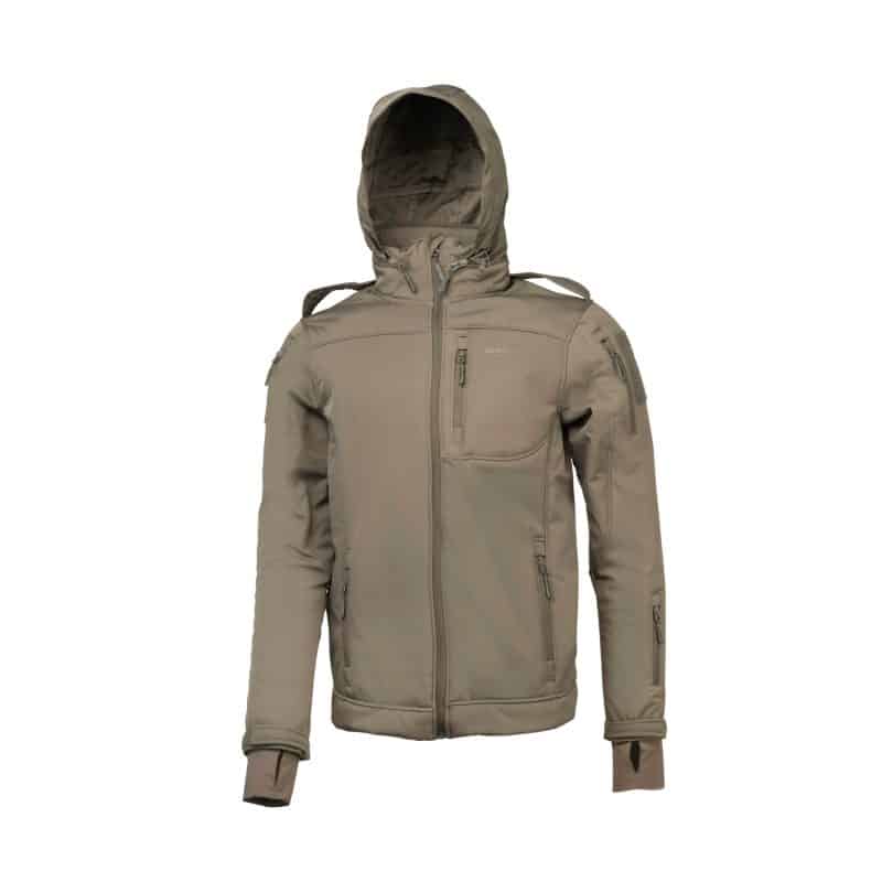 מעיל סופטשל טקטי לגברים GoNature SFS DELTA – Windproof 10K DWR3 - Image 3