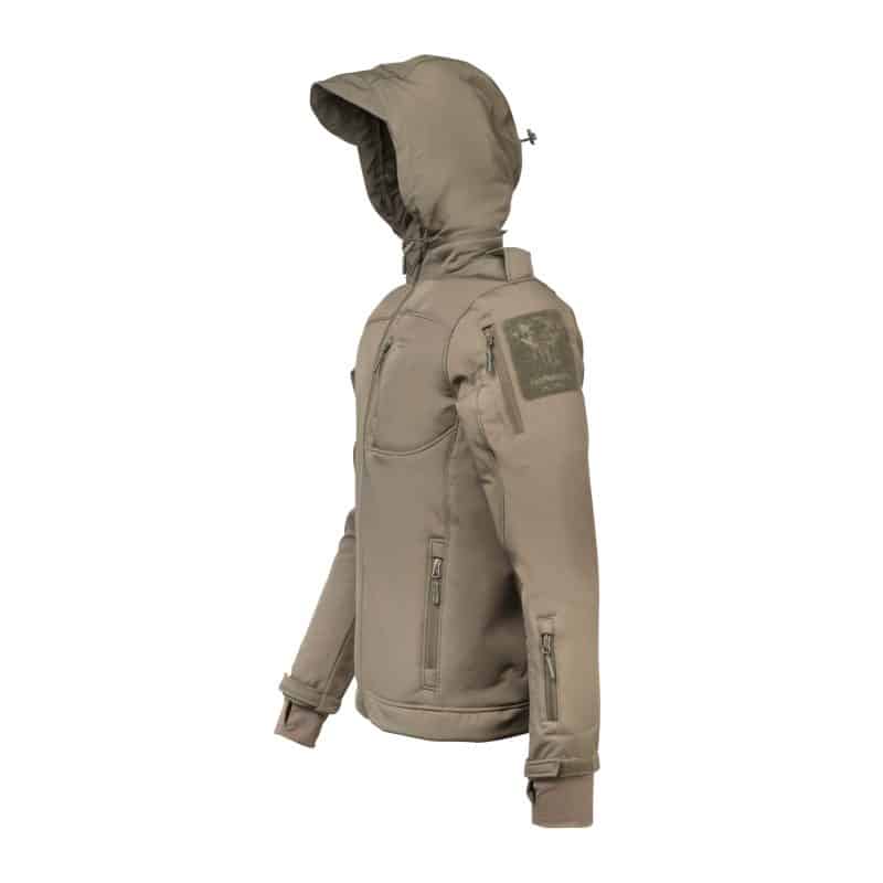 מעיל סופטשל טקטי לגברים GoNature SFS DELTA – Windproof 10K DWR3 - Image 4