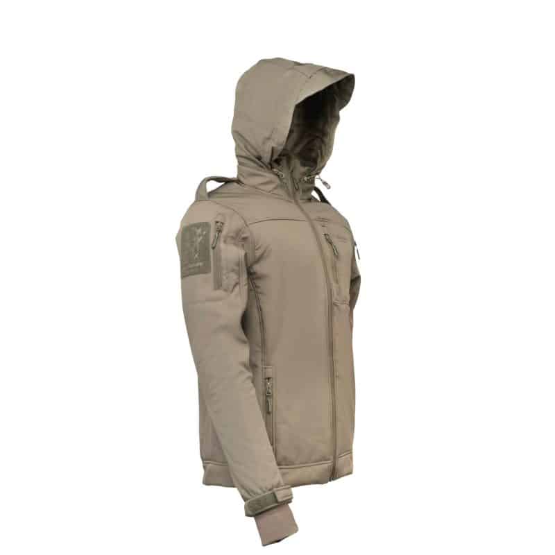 מעיל סופטשל טקטי לגברים GoNature SFS DELTA – Windproof 10K DWR3 - Image 5