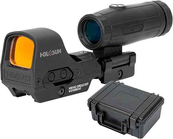 כוונת השלכה ומכפיל Holosun 510C & HM3X Combo טקטי - Image 3