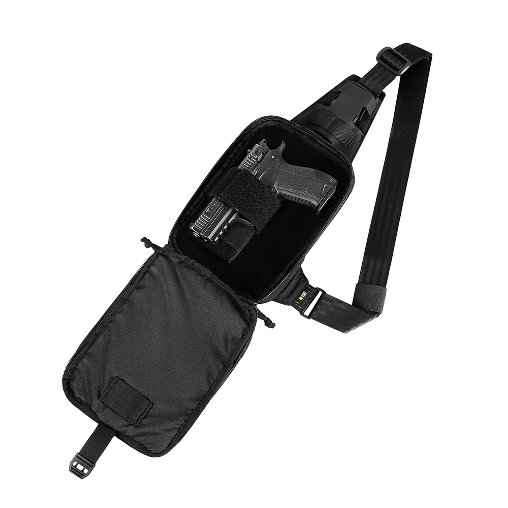 תיק לנשיאת ציוד אישי M-Tac Sling Pistol Bag Hex | תיק צד טקטי עם וולקרו - Image 3