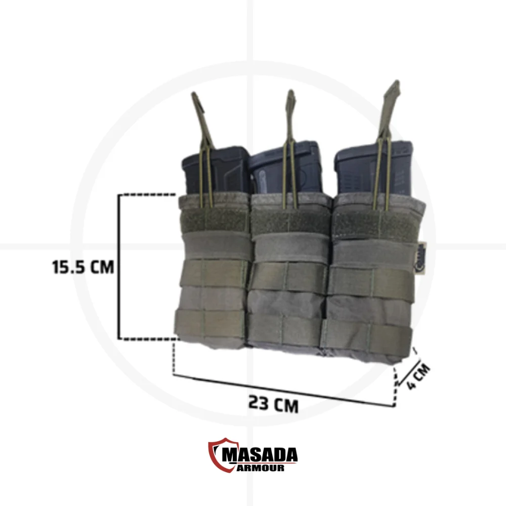 פאוץ' קנגורו משולש למחסניות 5.56 | Triple 5.56 Mag Pouch - Image 8