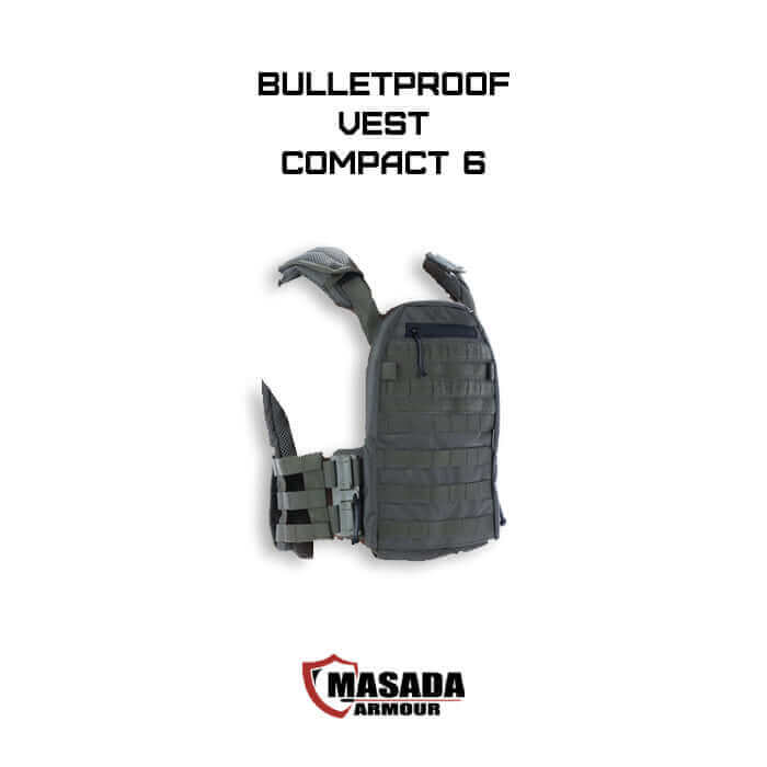 אפוד טקטי Masada Armour Compact 6 מנשא פלטות מיגון - ציוד מיגון מקצועי - Image 4