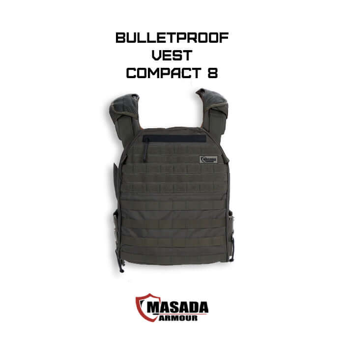אפוד מצדה ארמור COMPACT 8 – אפוד מגן קומפקטי עם מערכת MOLLE - Image 2