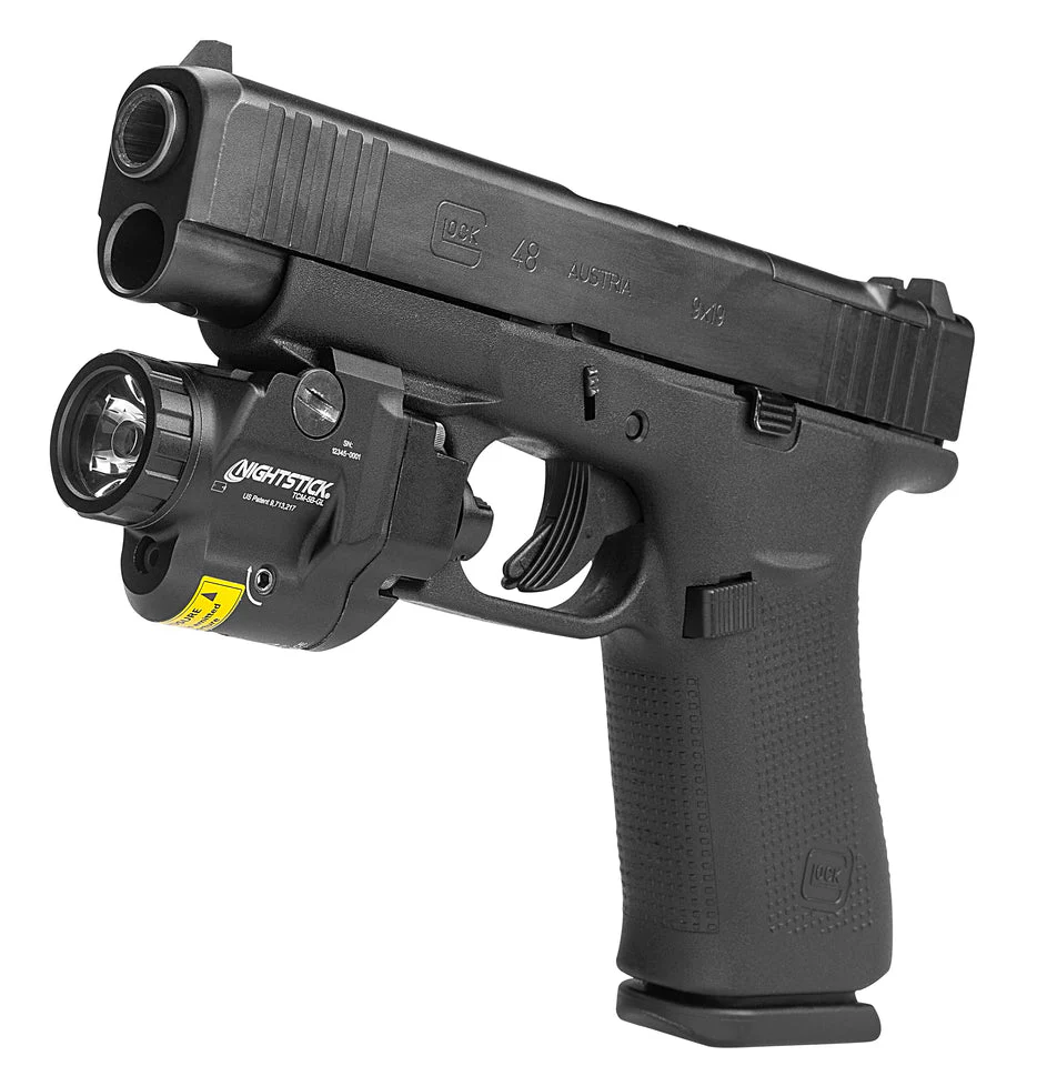 פנס לאקדח גלוק 43X עם ציין לייזר ירוק | Nightstick TCM-5B-GL - Image 3