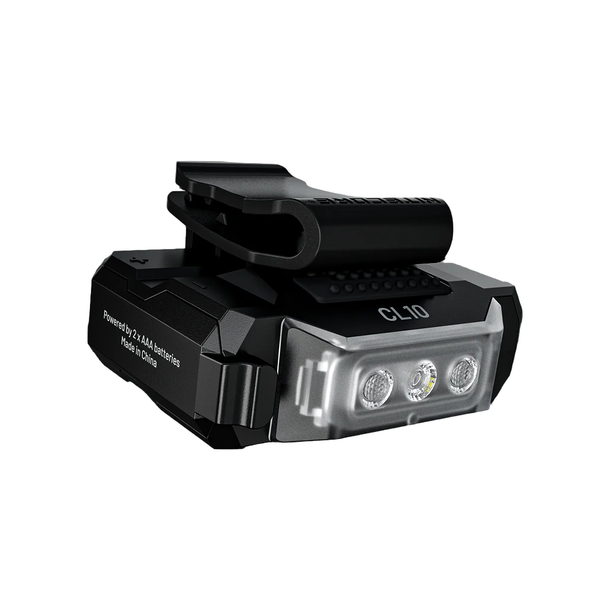 נצנץ משטרתי Nitecore CL10 – Clip-on קל משקל 45 לומן | לבן/אדום/כחול - Image 2