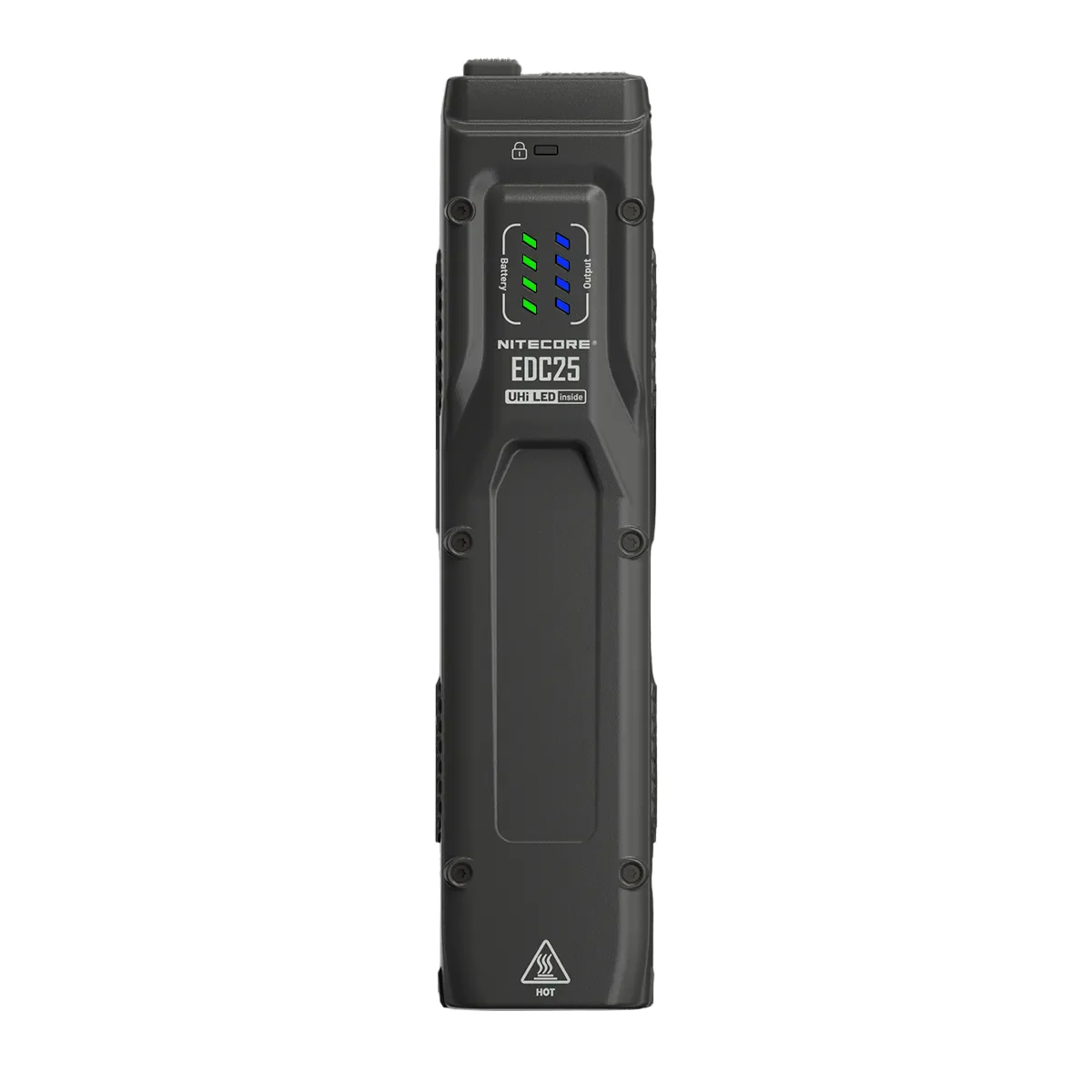פנס טקטי שטוח ועוצמתי עם 3000 לומן עד 300 מטר – Nitecore EDC25 - Image 2