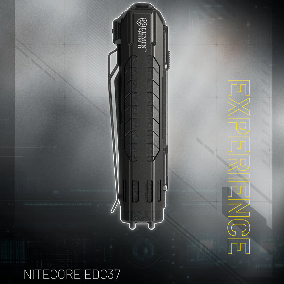 פנס נטען עוצמתי עם 8000 לומן | טווח 420 מטר - Nitecore EDC37 - Image 7