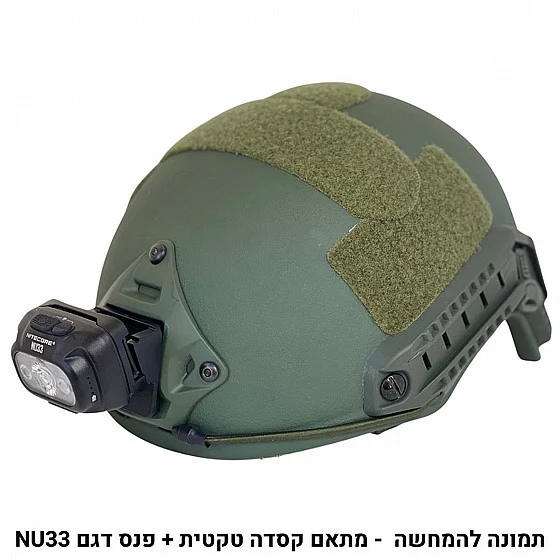 פנס ראש נטען 500 לומן Nitecore NU30 - תאורה מושלמת לשטח - Image 3