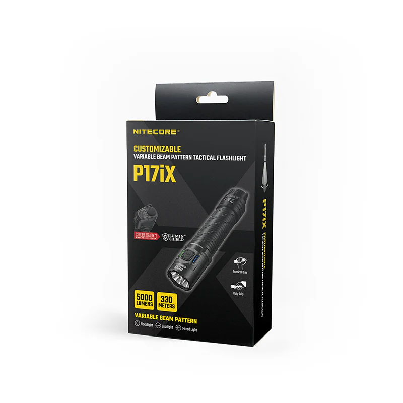 פנס טקטי 5000 לומן Nitecore P17iX | תבנית אלומת אור משתנה - Image 5