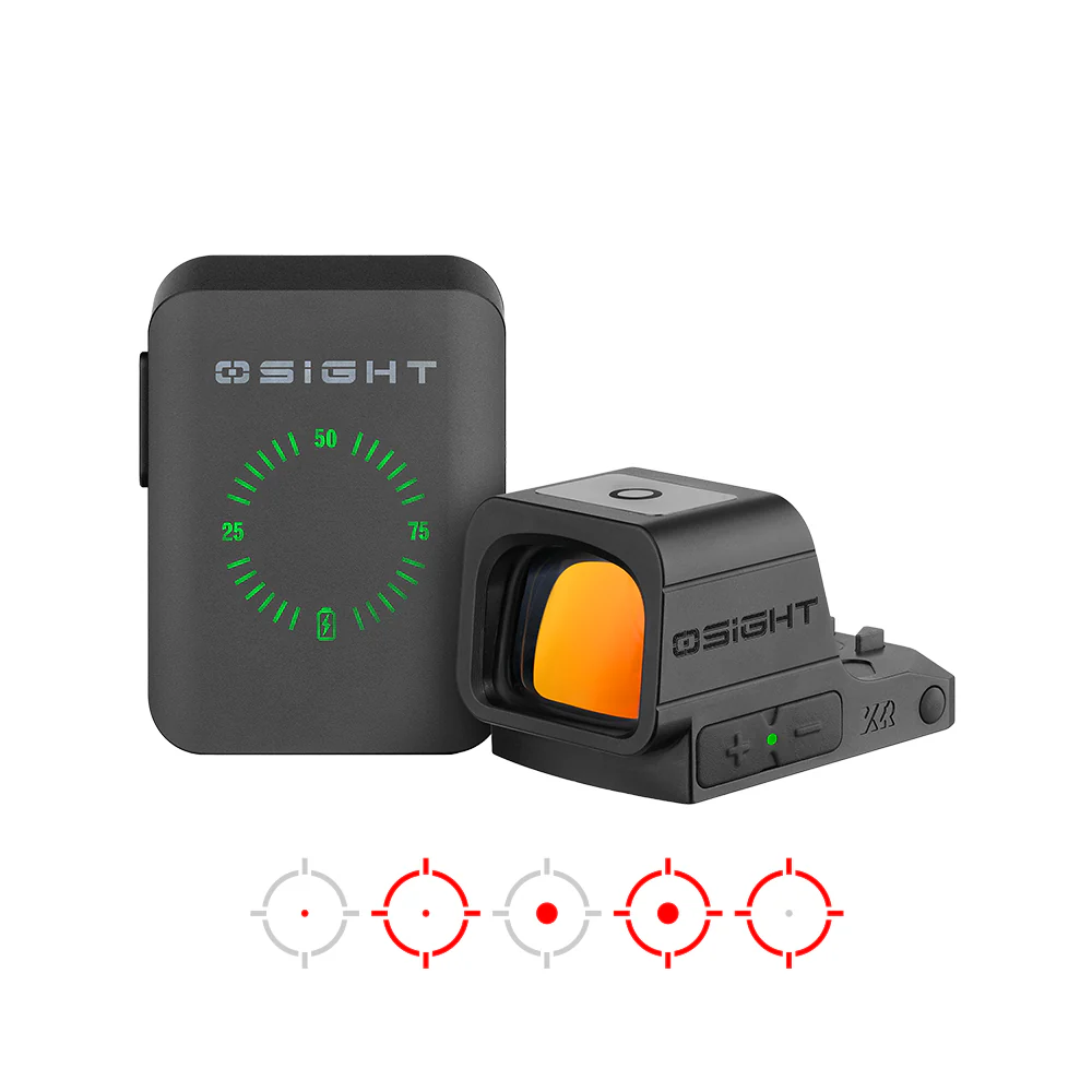 כוונת השלכה סגורה נקודה אדומה Olight Osight XR המתקדמת ביותר בקטגוריה