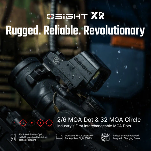 כוונת השלכה סגורה נקודה אדומה Olight Osight XR המתקדמת ביותר בקטגוריה - Image 8