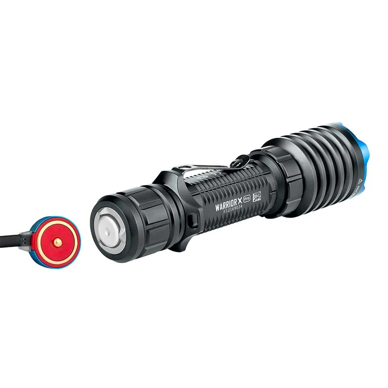 Olight Warrior X Pro – פנס טקטי 2100 לומן עם אלומה לטווח 500 מטר - Image 6