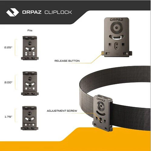 תפס חיבור מהיר לחגורה עבור ציוד Orpaz ClipLock - Image 3