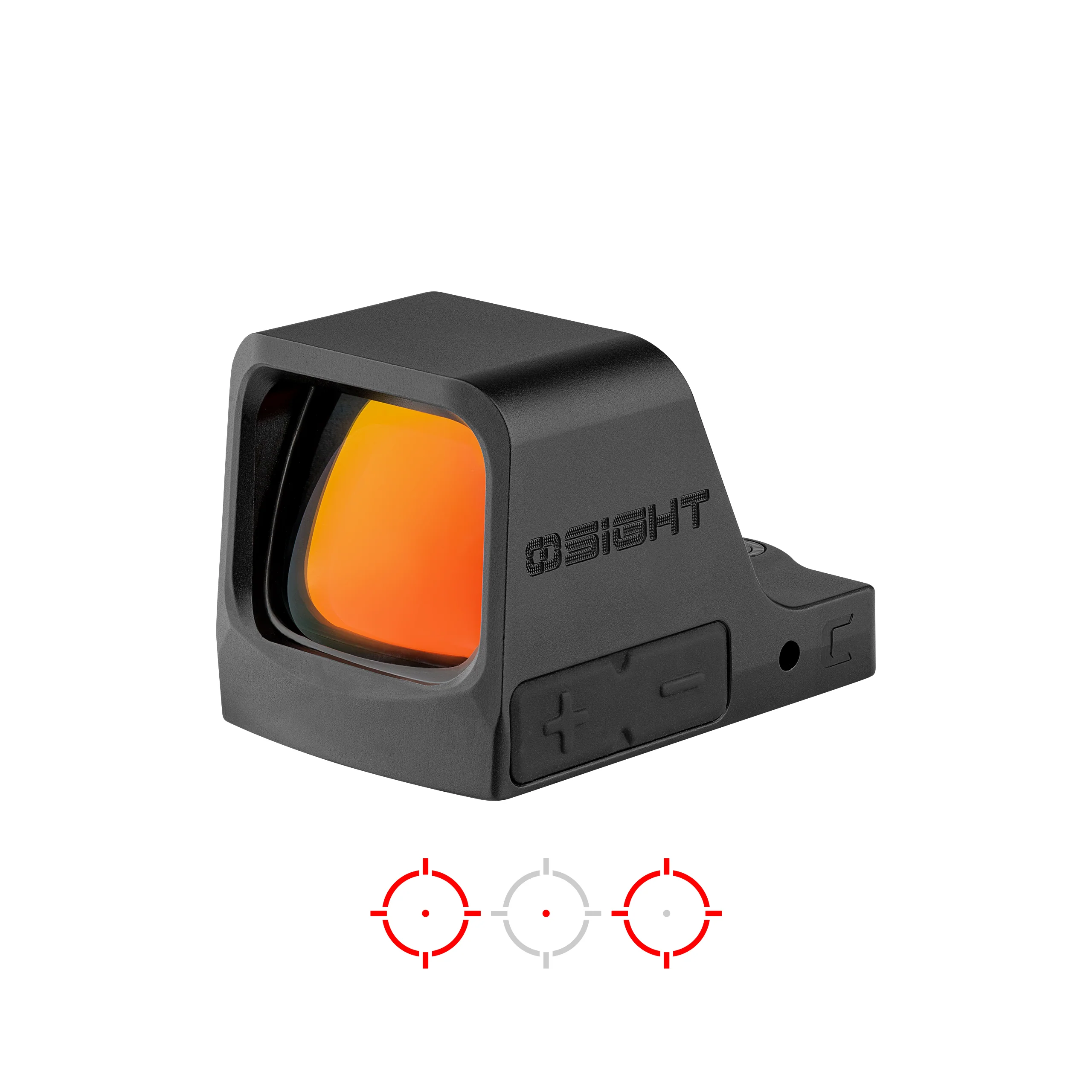 Osight C – כוונת רד־דוט 3 MOA/32 MOA עם חלון גדול וסוללה צדדית