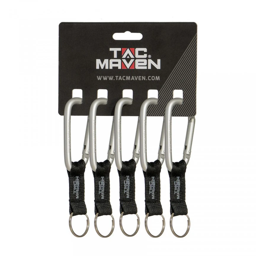שאקל קרבינר 8 מ״מ מאלומיניום קל – Pentagon Carabiner 8mm