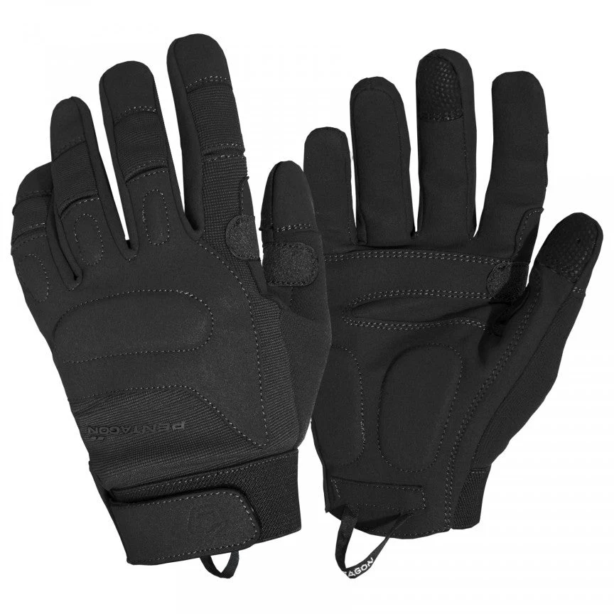 כפפות טקטיות Pentagon Karia Gloves עם מיגון רך בכף היד