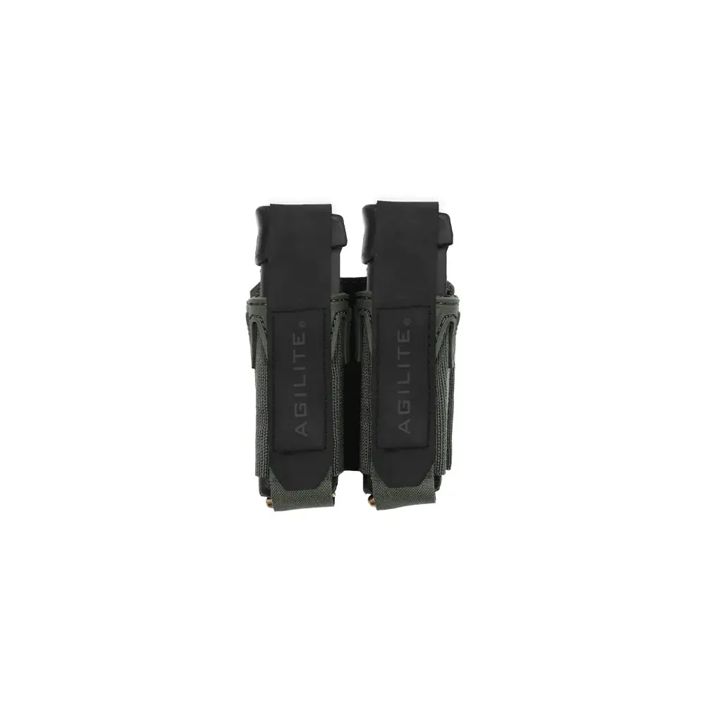 פונדת אקדח כפולה – Agilite Pincer Pistol Double Pouch – פרופיל נמוך טקטי - Image 2